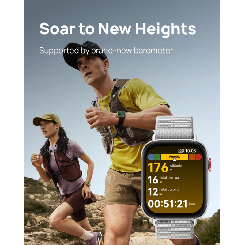 Untitled design – 2025-11-15T115714.937 HUAWEI WATCH FIT 4 Smart Watch – 1.82" AMOLED Display, 100+ Sports Modes, Emotional Wellbeing Assistant, 10-Day Battery Life, Fitness & Health Tracker, iOS & Android Compatible – Black - Image 8