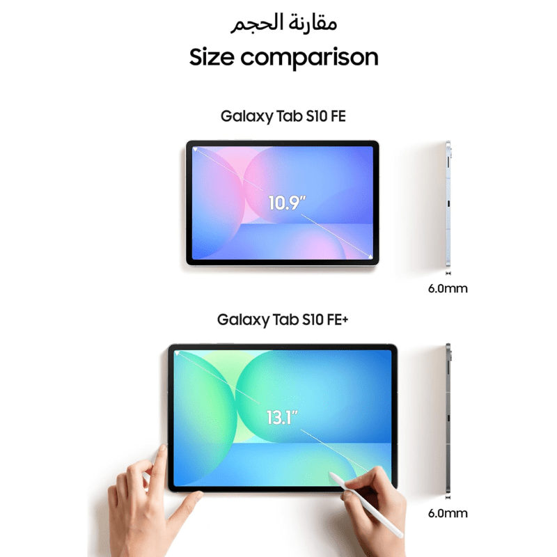 Untitled design – 2025-11-19T144359.464 Samsung Galaxy Tab S10 FE 5G (8+128GB) Gray – Best Samsung Tablet for Students & Work with 10.9" Display, 8000mAh Battery, S Pen - Image 5